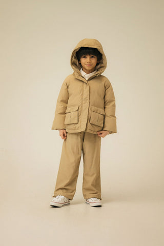 Hooded windbreaker