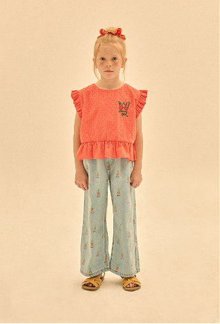 Pineapple Light Denim Pants