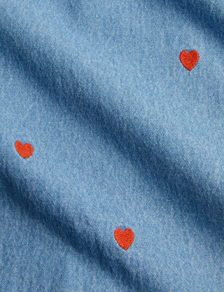 Mini hearts woven trouser