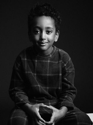 Plaid Fleece Long Sleeve Top