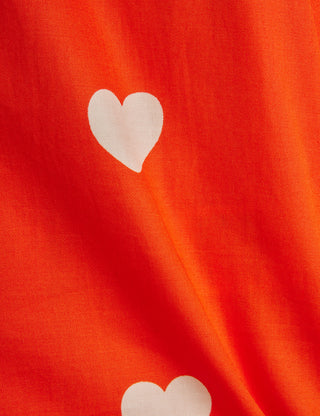 Hearts Woven Long Sleeve Shirt