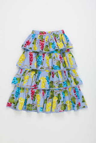 Back of the Ruffles Uvas Skirt from Bundle to Bundle