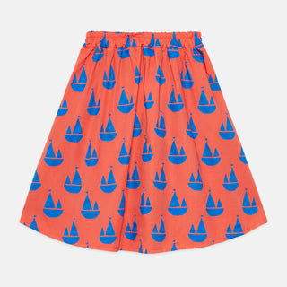 Boats all over skirt