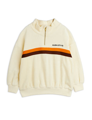 Alien City FC half zip terry sweatshirt from Mini Rodini rented on Bundle to Bundle 