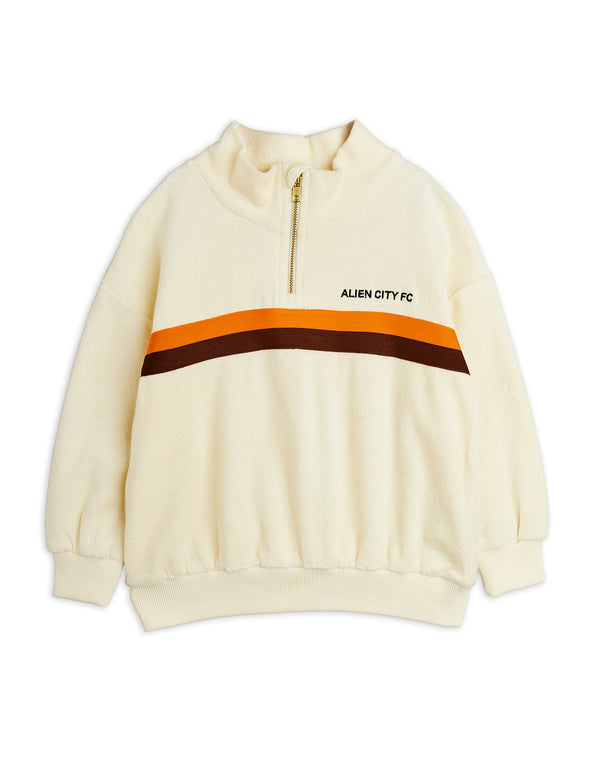 Alien City FC half zip terry sweatshirt from Mini Rodini rented on Bundle to Bundle 