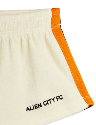 Logo Details Alien City FC emb terry sweatshorts from Mini Rodini rented from Bundle to Bundle