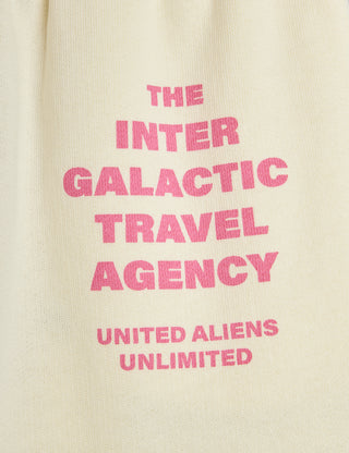 Travel agency split color sweatpants