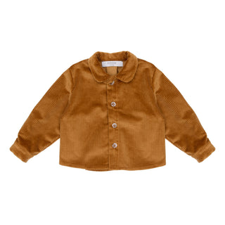 Otis Baby Shirt Corduroy, Caramel by Paade Mode