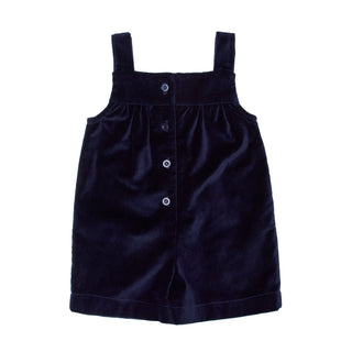 Haven Baby Romper Velvet, Dark Blue by Paade Mode