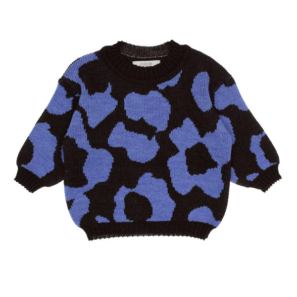 Quinn Wool Baby Sweater, Blue by Paade Mode