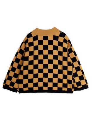 Chess Check Knitted Sweater