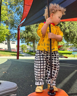 Black & White Grid Pant