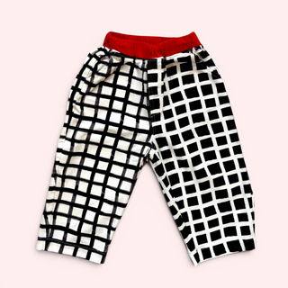 Black & White Grid Pant