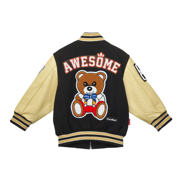 Awesome Wool & Leather Letterman Jacket