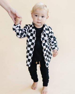 Smiley Checkered Shacket