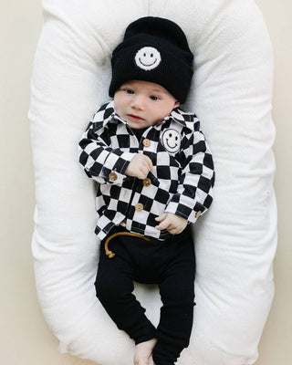 Smiley Checkered Shacket