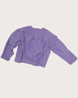 Artemis Overdye Denim Jacket Lilac
