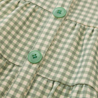 Long-sleeve Tiered Dress