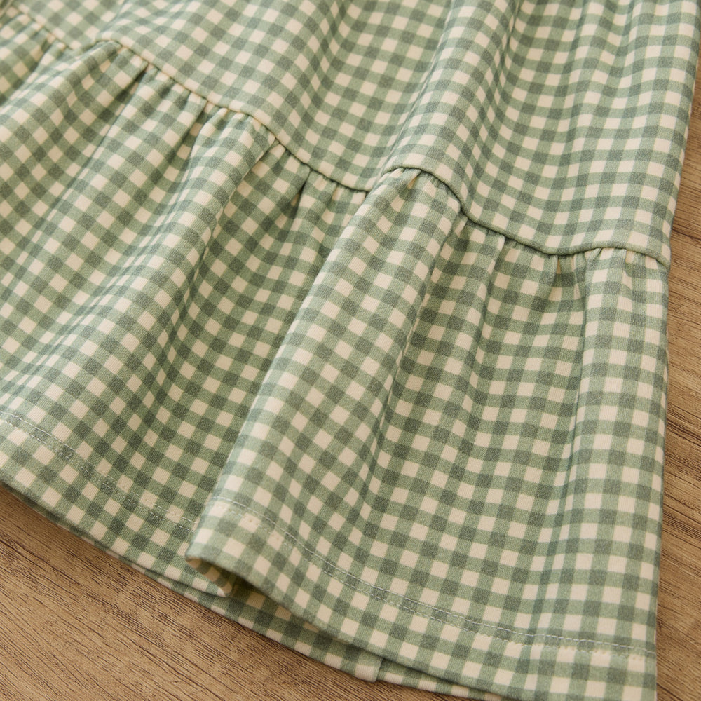 Long-sleeve Tiered Dress by BlaraOrgana House, view 6