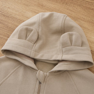 Bear Hoodie Zip Up