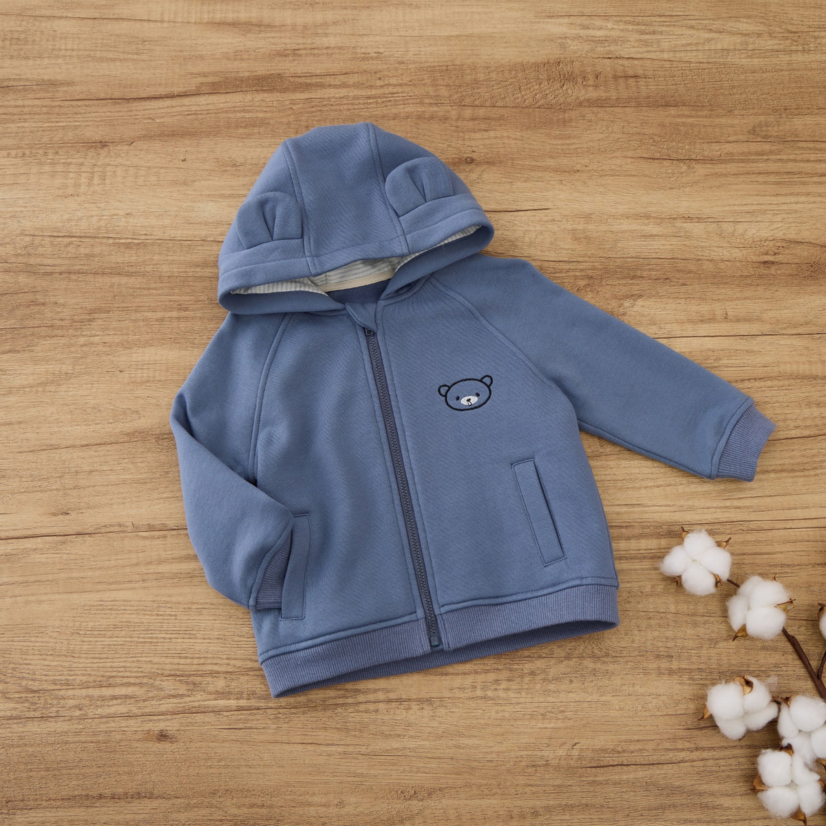 Bear Hoodie Zip Up by BlaraOrgana House, view 2