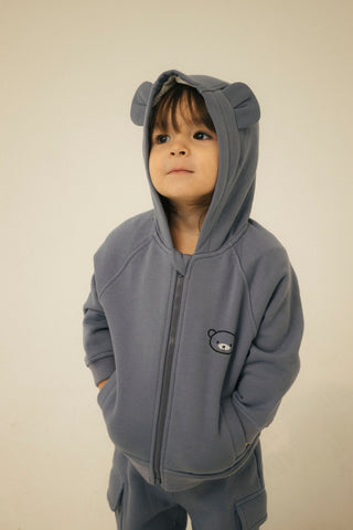 Bear Hoodie Zip Up
