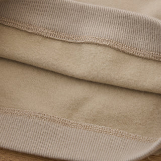 Bear Embroidered Raw Hem Sweatshirt