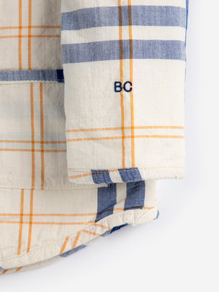 Fun Tartan Woven Padded Jacket