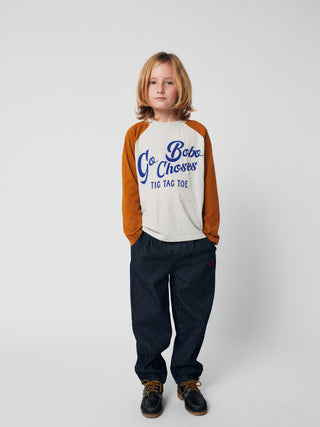 Tic-Tac-Toe Denim Pants