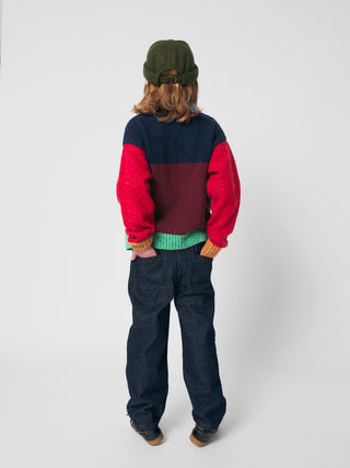 Tic-Tac-Toe Denim Pants