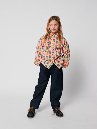 Tic-Tac-Toe Denim Pants