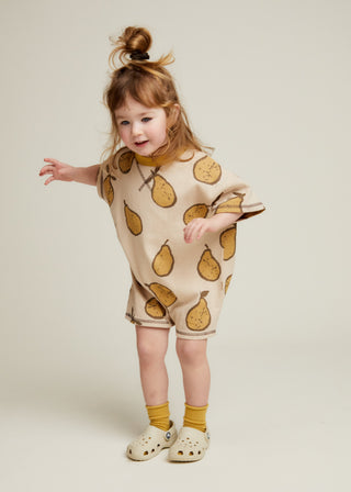 Claude & Co Opal Almond Pear Romper