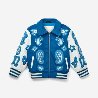 Bohemian Kids Wool & Leather Jacket