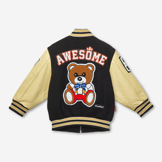 Awesome Wool & Leather Letterman Jacket