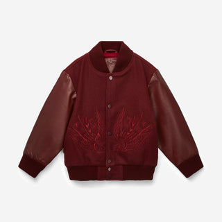 Wild & Free Kids Wool & Leather Jacket