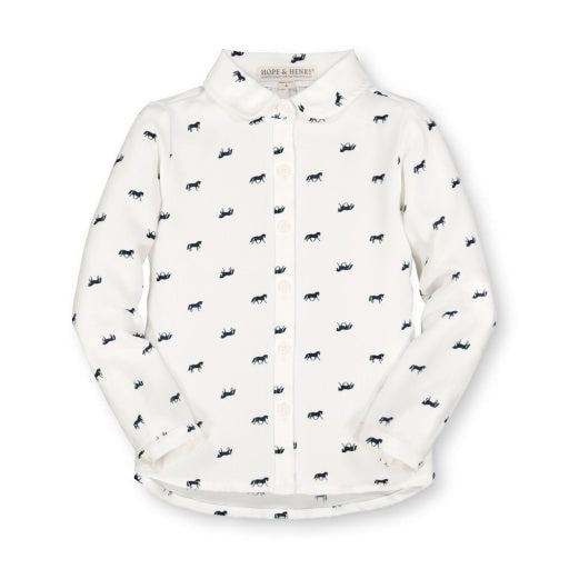 Organic Peter Pan Collar Top by Hope & Henry