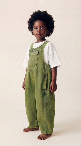 Kai Oversized Denim Dungarees