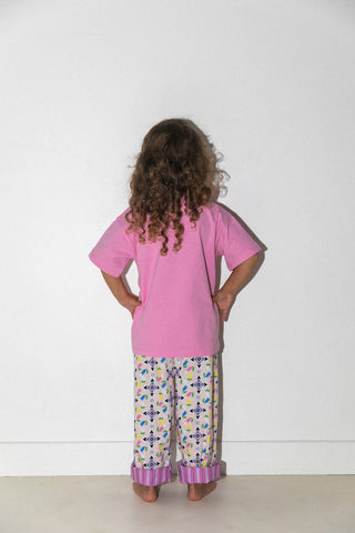 Geometric 70's Growing Pants