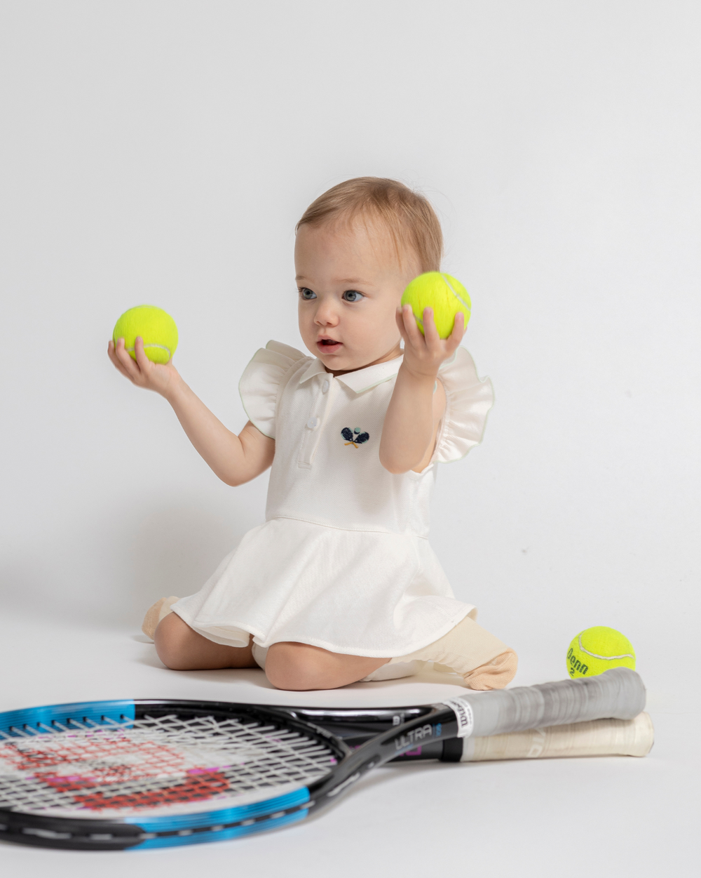 Polo Ruffles Dress by BlaraOrgana House, view 4