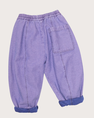 Manu Overdye Denim Trousers Lilac