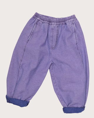 Manu Overdye Denim Trousers Lilac