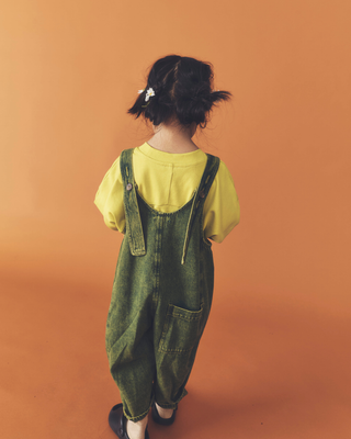 Kai Oversized Denim Dungarees