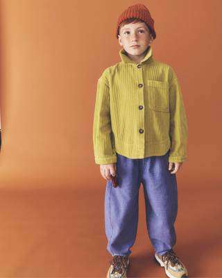Manu Overdye Denim Trousers Lilac