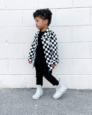 Smiley Checkered Shacket
