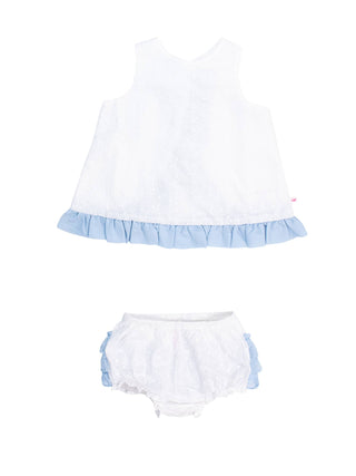 Swiss Dot Swing Top & Bloomer Set