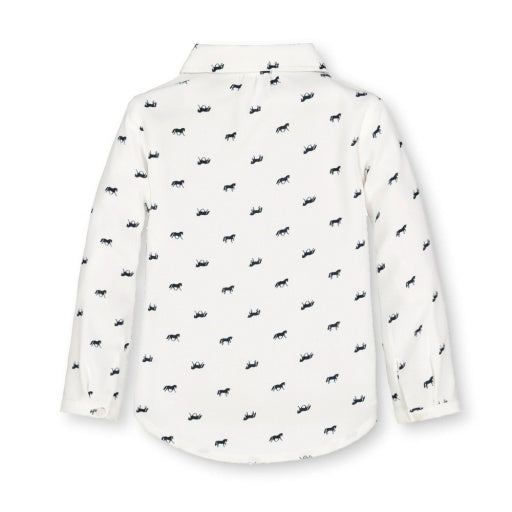 Organic Peter Pan Collar Top by Hope & Henry, view 2