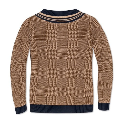 Organic Intarsia Cricket Sweater by Hope & Henry, view 3