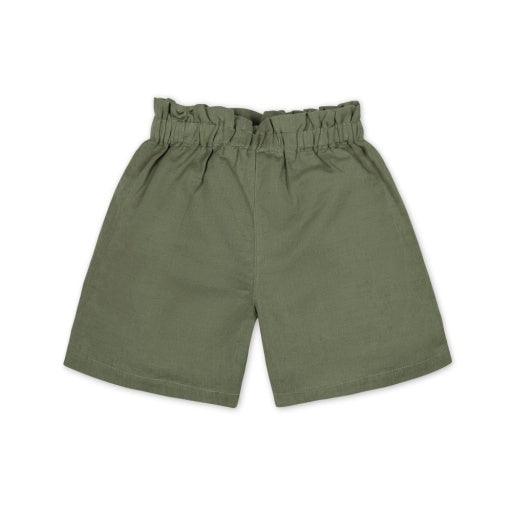 Linen Paper Bag Shorts by Hope & Henry, view 3