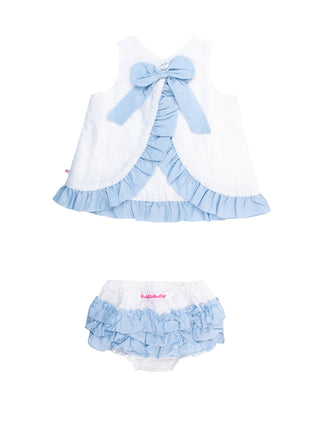 Swiss Dot Swing Top & Bloomer Set