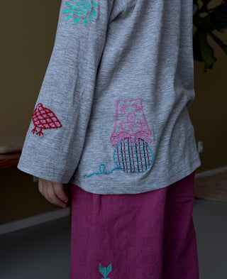 Billie MINI Top Grey Mélange by Sissel Mini